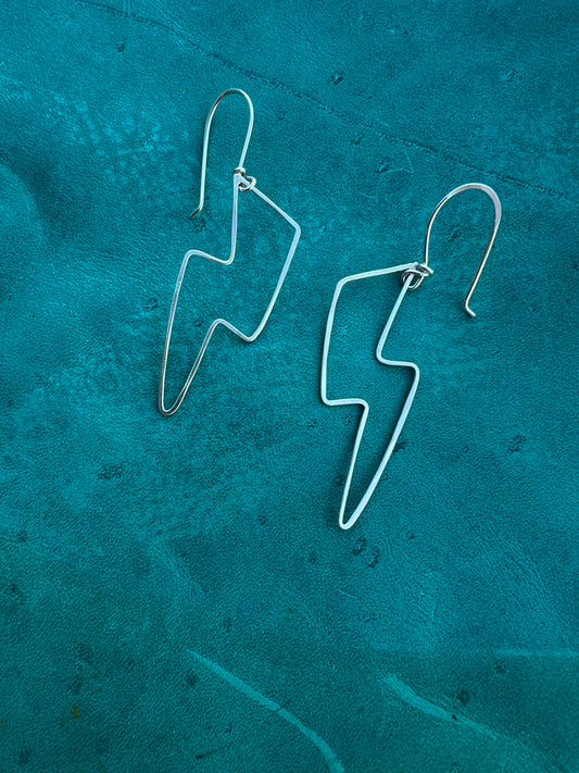 Sterling Bolt Earrings