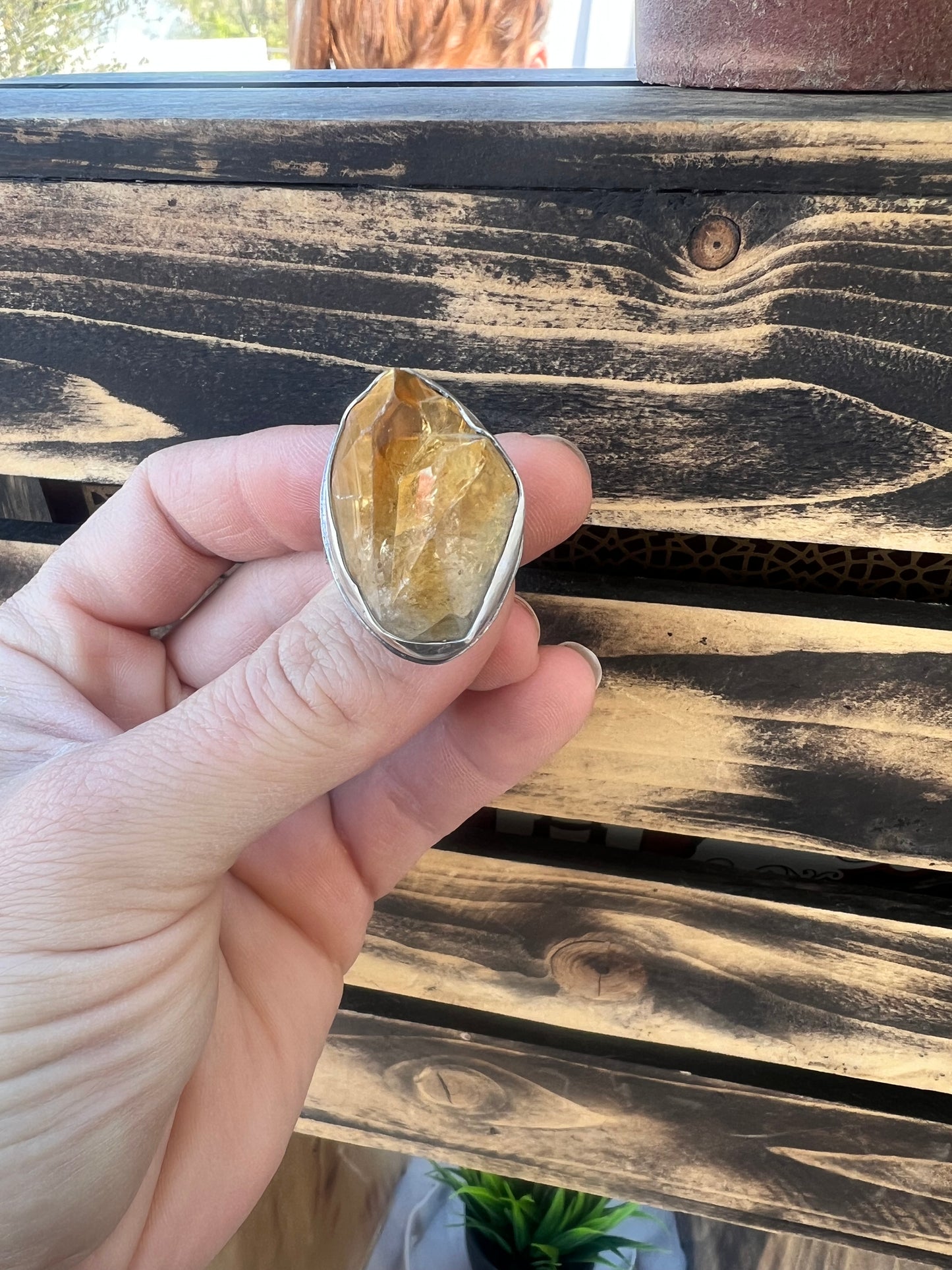 Citrine Ring Size 8