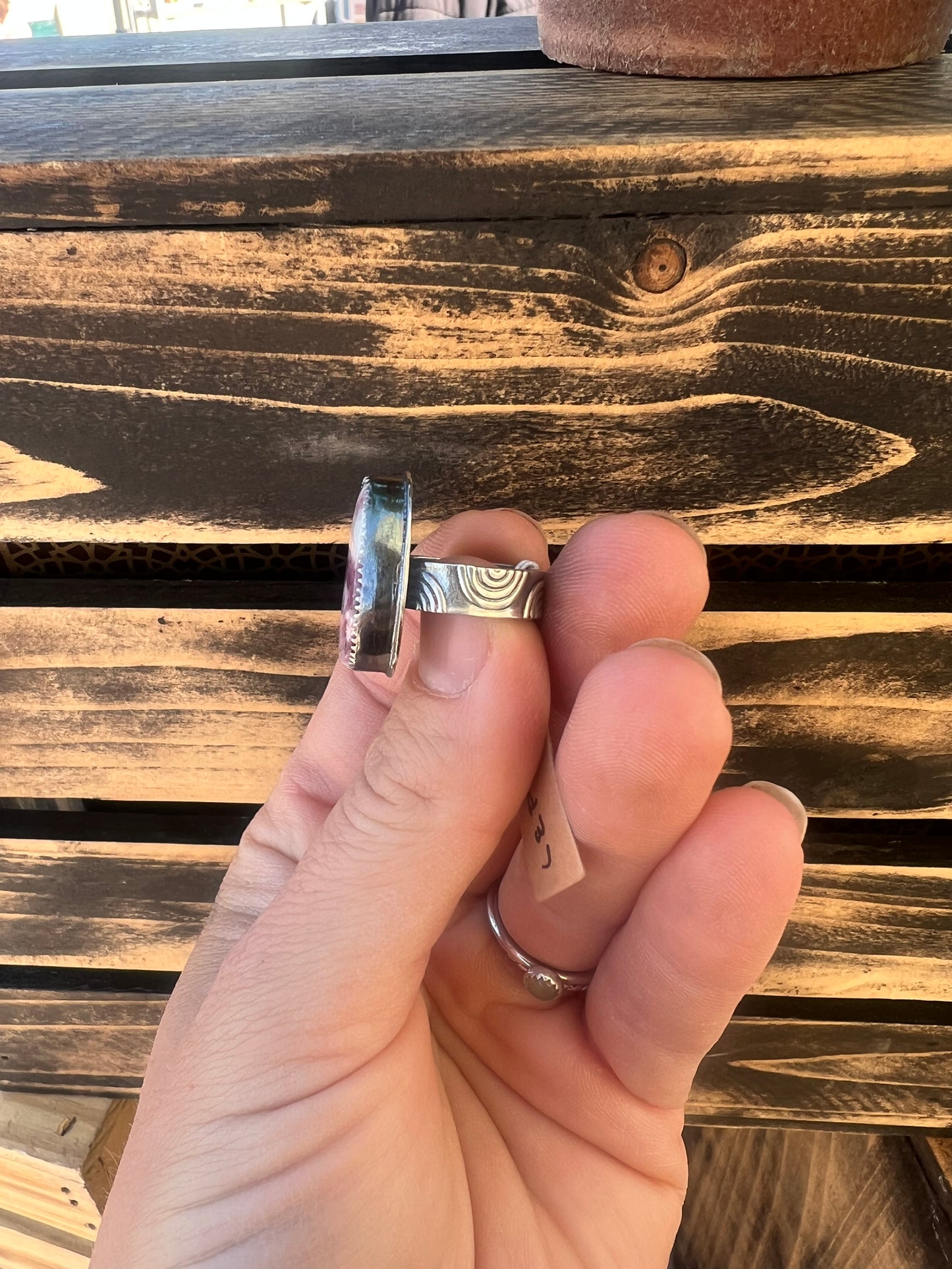 Lepidolite Ring Size 5