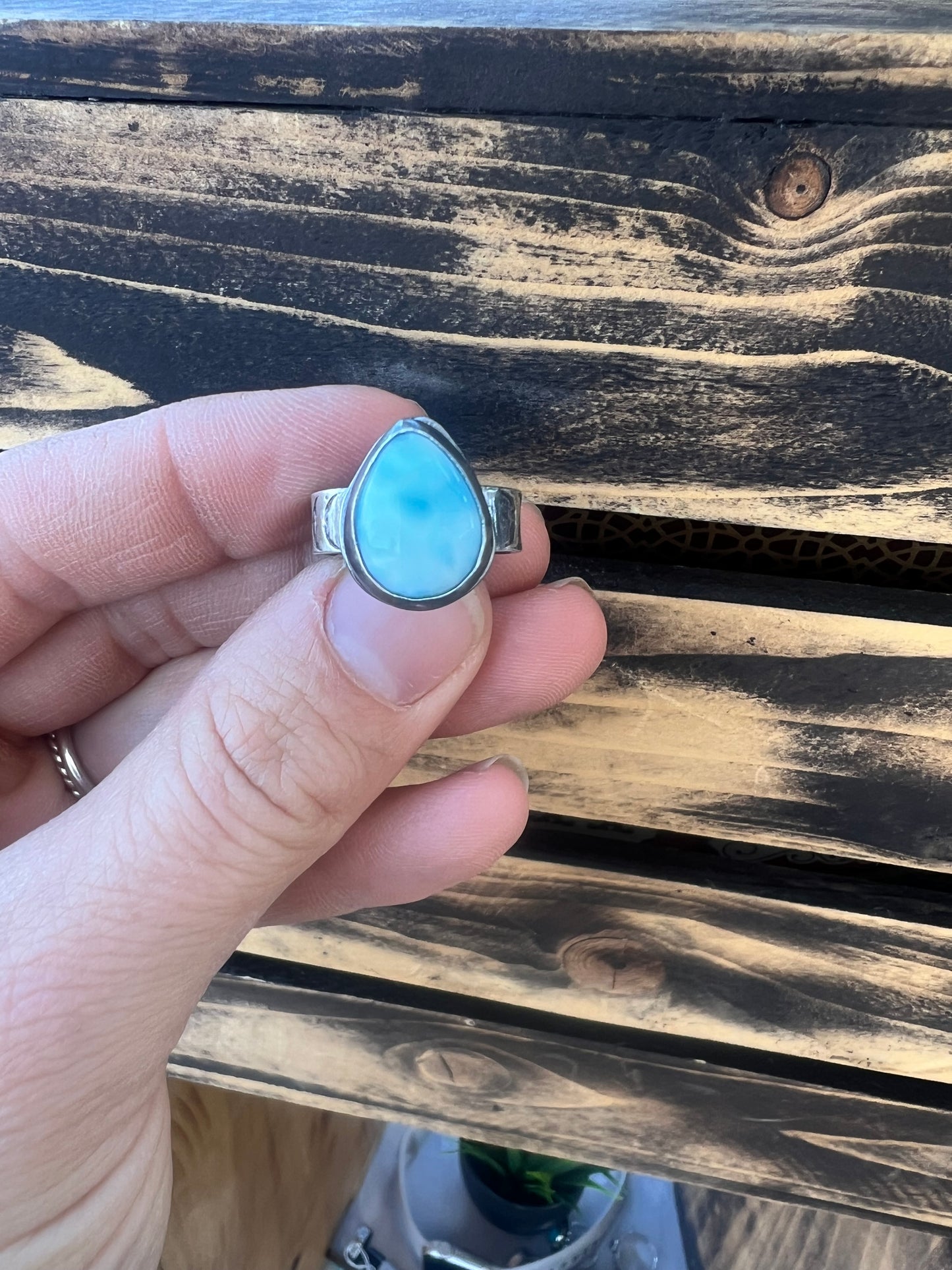 Larimar Ring Size 5