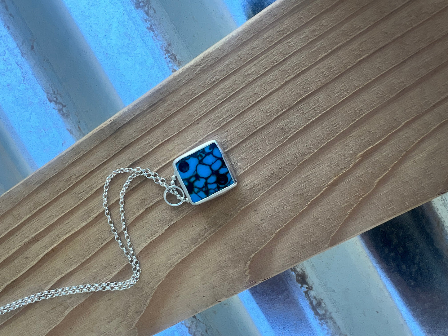 Turquoise Die Necklace