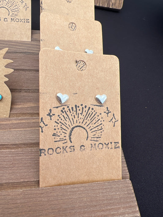 Heart Studs