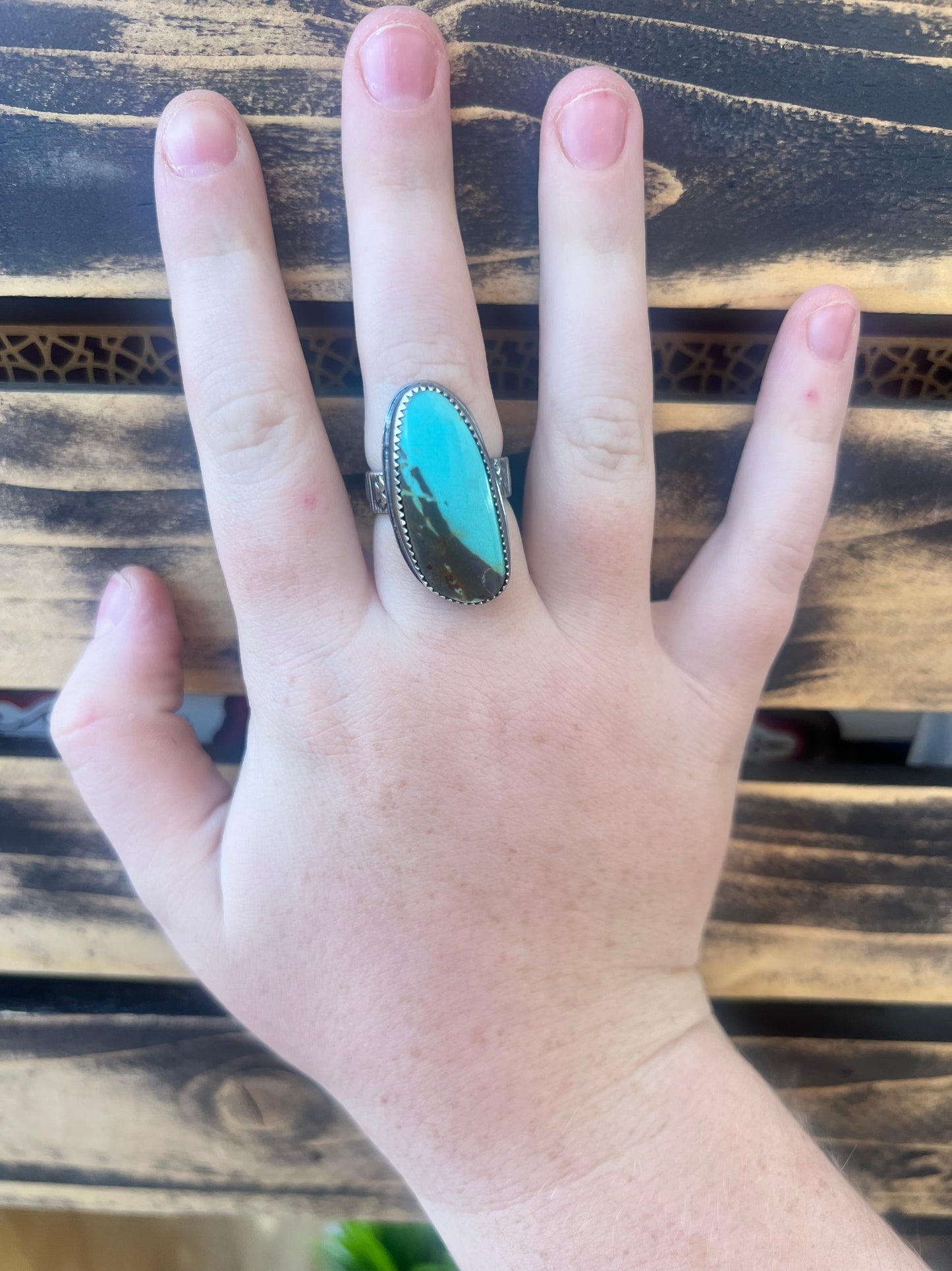 Campitos Turquoise Ring Size 6.25