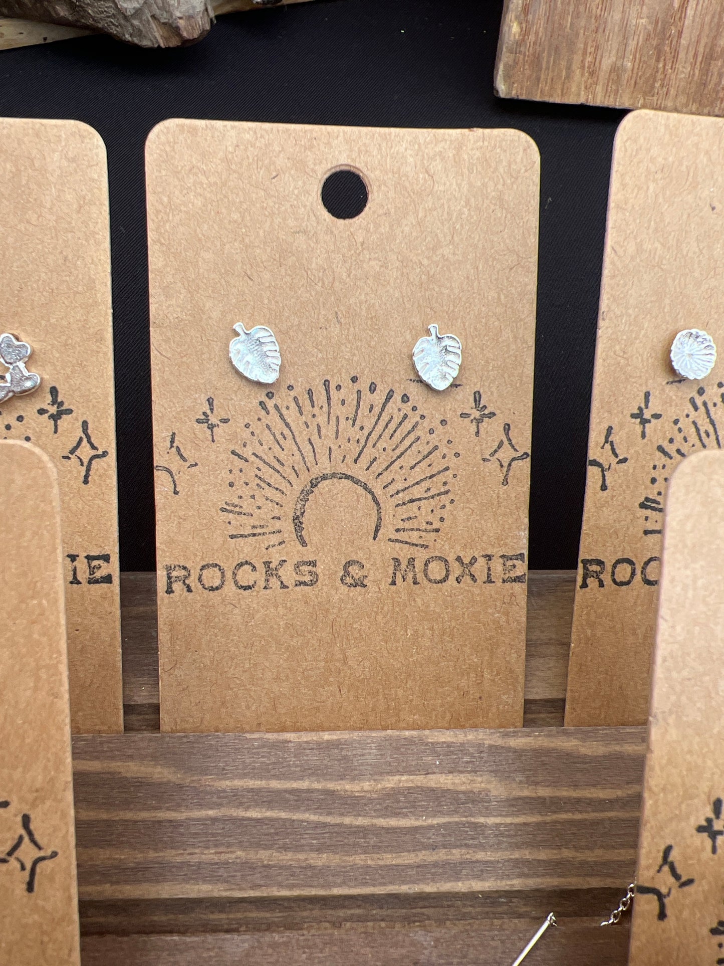 Monstera Studs