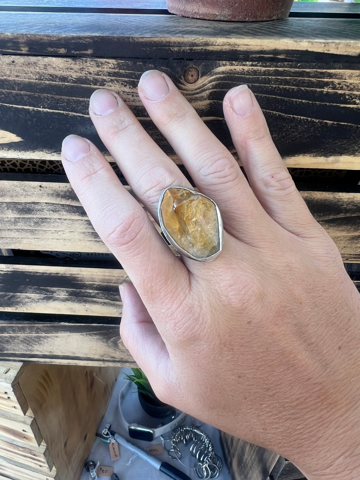 Citrine Ring Size 8