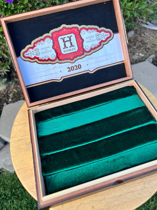 Cigar Jewelry Box - Hamlet w/ Emerald Liner