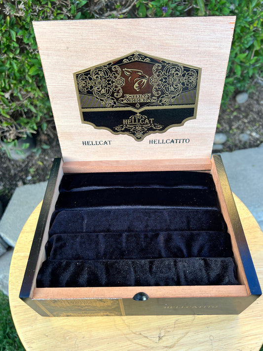 Cigar Jewelry Box - Hellcat w/ Black liner