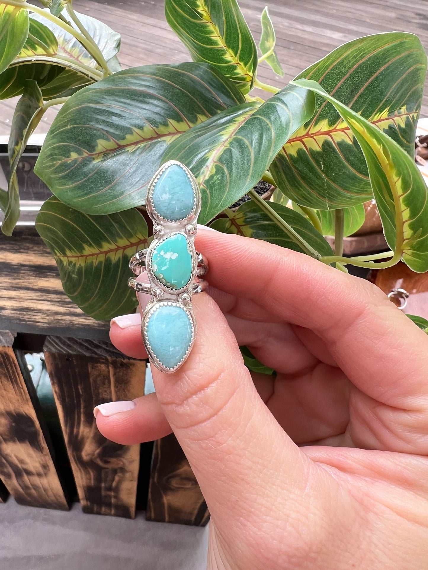 Larimar & Mixed Turquoise - Size 6.25